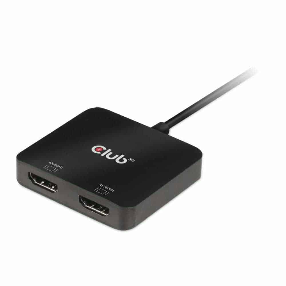 Club 3D USB Type C MST Hub to Dual HDMI